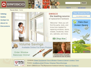 Swisco.com: SWISCO.com ~ The Replacement Hardware Authority