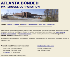 atlbnd.com: Atlanta Bonded Warehouse Home Page
