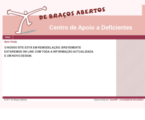 debracosabertos.com: De Braços Abertos - Início
De braços abertos, uma empresa com objectivo de ajudar os deficientes.