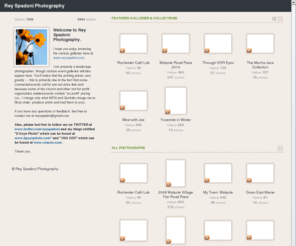 reyspadoni.com: Rey Spadoni Photography
Welcome to Rey Spadoni Photography.I hope you enjoy browsing the various galleries here at www.reyspadoni.com
