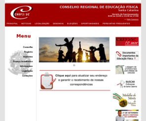 crefsc.org.br: CREF3/SC
Conselho Regional de Educacao Fisica - CREF3/SC