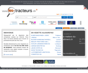 les-tracteurs.ch: Les tracteurs en Suisse - Swissportail, l'information en 2 clics!
tracteurs en Suisse sont sur Swissportail, l'information en 2 clics!