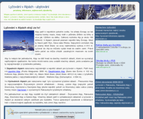 lyzovani-v-alpach.com: Lyžování v Alpách - 2009/2010 (slevy)
Lyžování v Alpách, Rakouské Alpy, Italské Alpy, sjezdovky