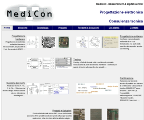 mediconingegneria.info: MediCon Ingegneria
Progettazione hardware/software di schede elettroniche embedded, apparecchi e sistemi elettronici. Consulenza nel settore dell'ingegneria elettronica.