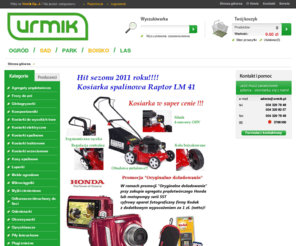 e-kosiarki.com: Urmik Sp. J.
bogaty asortyment urządzeń i maszyn ogrodniczych