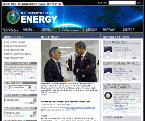 energy.gov: Department of Energy - Homepage
 