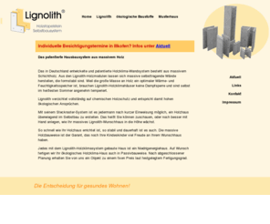 lignolith.com: Lignolith -Holzstapelstein Selbstbausystem
