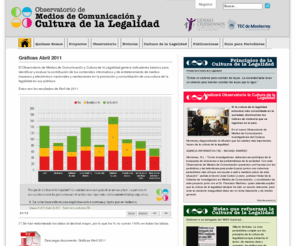 mediosyculturalegal.com: Observatorio de Medios de Comunicación y Cultura de la Legalidad - Inicio
Observatorio de Medios de Comunicación y Cultura de la Legalidad en Nuevo León.