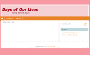 mfsia.org: Days of Our Lives
Making Moments Count