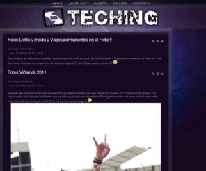 teching.es: Teching - Fotografía de conciertos y festivales
Galería fotográfica de Teching. Reportajes fotográficos de festivales, conciertos, books para artistas, etc ...