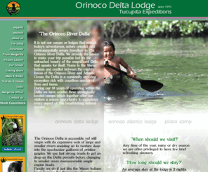 orinocodelta.org: Orinoco Delta Lodge
During our 19 years of operating within the Delta we have created three strategically located camps which together offer our visitors a unique opportunity to experience every aspect of this breathtaking natural wonder.