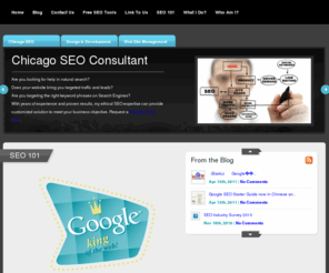 jsy1001.com: Chicago SEO | Chicago SEO Consultant & Web Site Developer
Chicago SEO (search engine optimization) consultant, internet marketing specialist and web site developer for SEO.