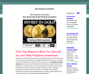 realpropertyinvestment.net: real property investment
real property investment, there are many places to find out and learn about real property investment online, discover the best sources here.  