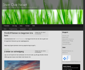 steinovehelset.com: Stein Ove Helset - En blogg om Data, programmering og webdesign
Stein Ove Helset, En enkel liten blogg om Programmering, Design Og Data