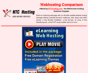 website-hostingcomparison.com: Webhosting Comparison by NTChosting
Webhosting. Unlimited affordable hosting plans (unmetered web space, monthly traffic, domains hosted) provided by NTC hosting - the low-cost hosting supplier.
