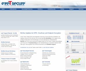 dc-mailsecurity.com: eyeT secure | your it-security specialists
eyeT Secure | eyeTSecure Technologies ist Ihr Partner für IT Security Management seit 2002.