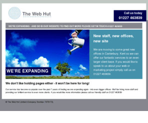 digital-slice.com: The Web Hut - we're expanding
Website design and development based in Canterbury Kent.