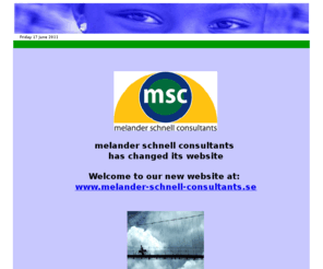 msc.st: Welcome to Melander Schnell Consultants
Welcome to Melander Schnell Consultants