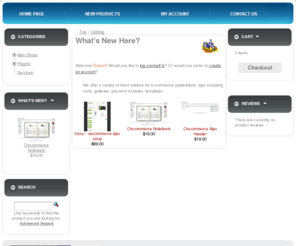 oscommerce-ajax.com: www.oscomerce-ajax.com
www.oscomerce-ajax.com offers ajaxified e-commerce applications