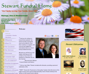 stewartfuneralhomes.com: Stewart Funeral Home : Wamego, Kansas (KS)
Stewart Funeral Home : 