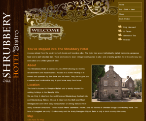 theshrubberyhotel.com: The Shrubbery Hotel and Bistro | Shepton Mallet Hotels | Accommodation Shepton Mallet Somerset
The Shrubbery Hotel and Bistro - a Shepton Mallet Hotel in Shepton Mallet Somerset in England's West Country near Glastonbury