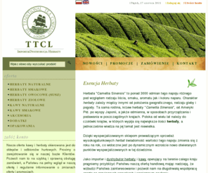 ttcl.pl: Herbata i Kawa. TTCL Import & Dystrybucja Herbaty i Kawy.
TTCL Import & Dystrybucja Herbaty i Kawy.