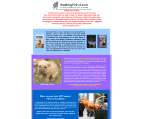 workingpitbull.com: Official Pit Bull Site of Diane Jessup
