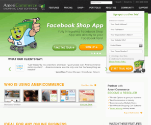 americommerce.com: WebSite Shopping Cart Software & Ecommerce Software For Building Online Stores and Ecommerce Multiple Stores
The AmeriCommerce shopping cart software has everything you need to build and manage your online business. Build, customize and analyze multiple online stores from one easy to use management console.