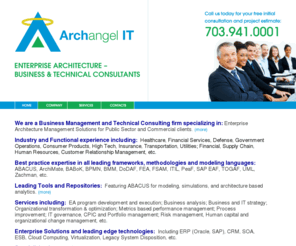 archangelit.com: Archangel IT - Enterprise Architecture - Business and Technical consulting
Archangel IT offers Enterprise Architecture Business & Technical Consulting.