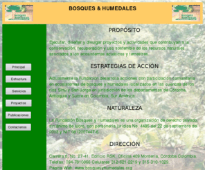 bosquesyhumedales.org: Bosques & Humedales index
