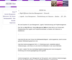 interim-fehr.com: Interim-Management, Consulting, Lean Projekt Change Management, Engineering,  Vakanzen, Sanierung
High Efficient Interim Management Network. Mit unseren Interimsmanagern unterstützen wir wir Unternehmen auf Top Mangement Ebene bei der Überbrückung von Vakanzen, Lean Management, Projektmanagement, Reorganisation, Sanierung, Fusionen, Verlagerung, Qualitätsmanagement und kontinuierlicher Verbesserung.