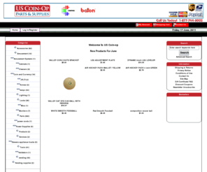 uscoin-op.com: US Coin-op, Your source for coin operated machines and parts
Wholesale and retail of coin operated machines and parts