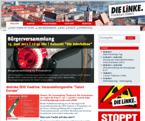 dielinke-ffo.de: DIE LINKE. Frankfurt (Oder) - Startseite
DIE LINKE. Frankfurt (Oder)