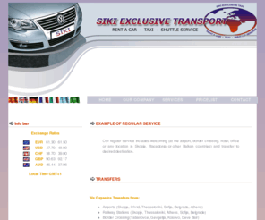 exclusivetaxi.com.mk: ExclusiveTaxi.com.mk, SIKI EXCLUSIVE TRANSPORT, Rent A Car with Driver, Airport Transfers, City Tours
