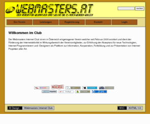 goiserer.org: Webmasters Internet Club :: Die Community fuer Webmaster und alle die es noch werden wollen!
Die Community f?r Webmaster und alle die es noch werden wollen!