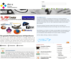 doc-x.org: doc-x
doc-x - Alles für die Technische Dokumentation