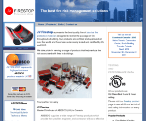 firestopmaterial.com: Firestop supplies at JVFirestop.com
The best fire risk management solutions in Canada.