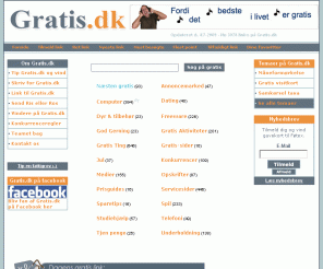 gratis.dk: Gratis ting, vareprøver, visitkort, bleer, ringetoner, spil, sms... - Gratis.dk
Find nye gratis vareprøver, ringetoner, bleer og mange andre ting, som er gratis. Nye artikler med gratis arrangementer, sparetips og andre gratis oplevelser.