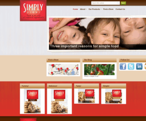 simplyeight.com: home
Simply Eight - Real Foods. Real Stuff. Real Tasty.