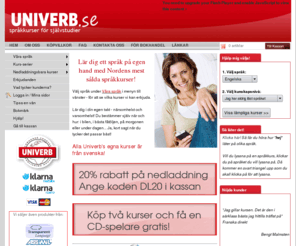 univerb.se: Språkkurser för självstudier
Lär språk med språkkurser för självstudier på  CD, MP3CD, nedladdning