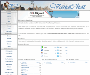 vanachat.com: FFOChat :: FFXI IRC Network
VanaChat :: The FFXI IRC Network