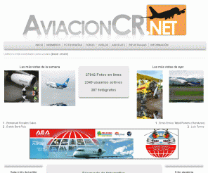 aviacioncr.net: AviacionCR.net Aviación Costa Rica Revista Alas Fotografías de Aviación Fotos
Aviación de Costa Rica, fotografías de aviación (aviones), artículos de aviación, noticias de aviación, foros de de aviación y todo relacionado con el mundo aeronaútico.