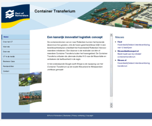 containertransferium.com: Port of Rotterdam | Container Transferium | Home
De containerstromen van en naar Rotterdam kunnen het komende decennium fors groeien, mits de haven goed bereikbaar blijft. 