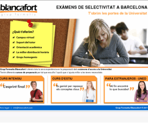 examendeselectivitat.com: Curs preparació exàmens selectivitat Barcelona Blancafort
Curs preparació exámens selectivitat Barcelona, exercicis resolts exàmens selectivitat, solució exercicis exàmens selectivitat Barcelona, curs preparació selectivitat