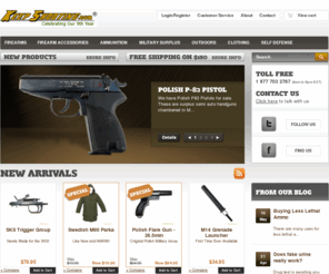 keepshooting.com: Firearm, Sporting Goods, Military Surplus Online Store in Maryland MD - Keepshooting®
Keepshooting is your one-stop source for firearms, firearm accessories, gas masks, military surplus, self defense products and much more.  Buy your firearms, firearm accessories, gas masks, military surplus, from us, we have been a trusted Internet merchant since 2002.