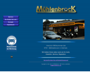 muehlenbrock.com: KFZ - Mhlenbrock
KFZ-Mhlenbrock repariert ihren PKW.