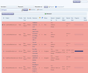 pmlivestaging.com: Flyspray::All Projects: Tasklist
Flyspray, a Bug Tracking System written in PHP.