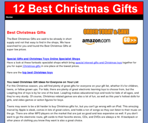 12bestchristmasgifts.co.uk: Best Christmas Gifts
Buy the Best Christmas Gifts at low prices here. Best Christmas Gifts. Top Christmas gift. Compare cheap UK Best Christmas Gifts prices.