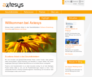 axtesys.at: Softwareentwicklung, Homepageerstellung und Consulting - Axtesys OG, Graz
Software Entwicklung, Beratung, Consulting, Erstellung von Homepages für Graz / Steiermark, Innovationsconsulting