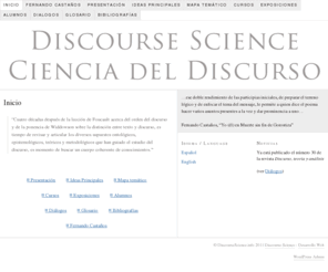 discoursescience.info: Discourse Science — Ciencia del Discurso
Ciencia del Discurso